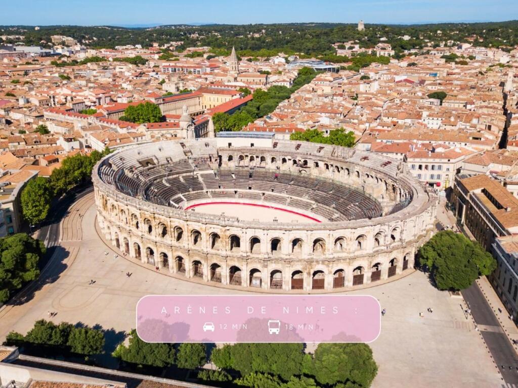 La Palm Room ~ Climatisation ~ Balcon ~ Parking Nimes Luaran gambar