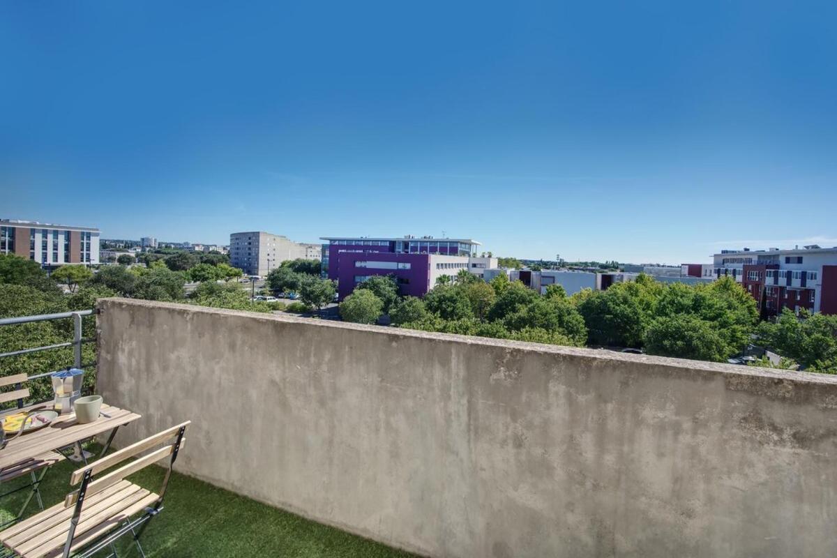 La Palm Room ~ Climatisation ~ Balcon ~ Parking Nimes Luaran gambar